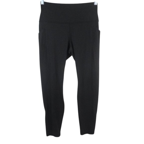 Lululemon Align Emboss Black High Rise Leggings with Pockets - Picture 2 of 6